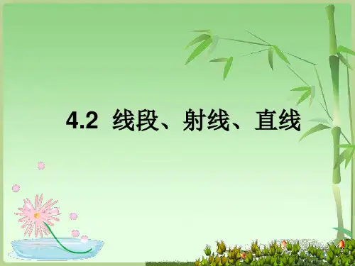 直线、射线、线段》课件