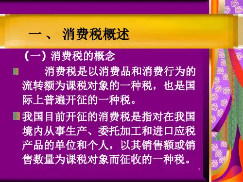 财政学消费税