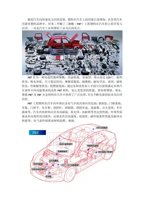 PBT在汽车上的应用