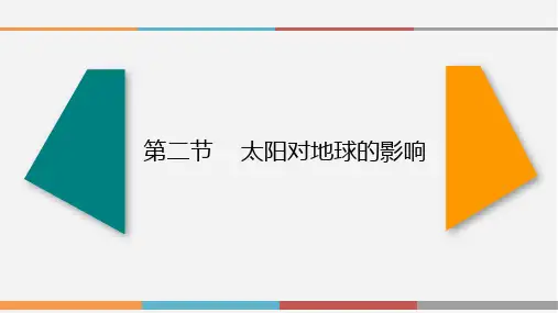 人教版(新教材)高中地理第一册(必修1)课件5：1.2太阳对地球的影响