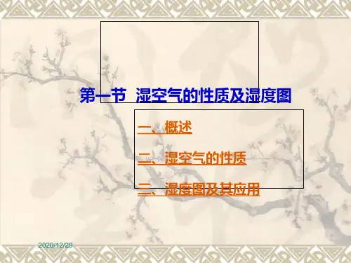 青海大学干燥节湿空气的性质及湿度PPT课件