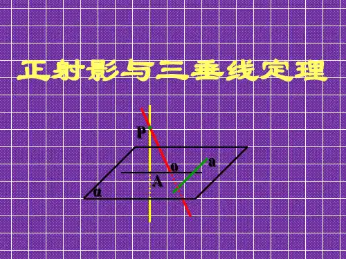 《三垂线定理》课件