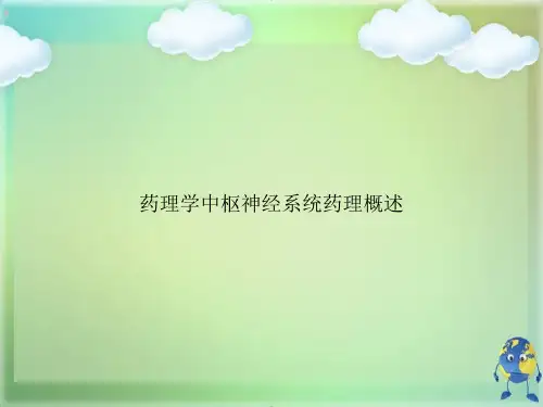 药理学中枢神经系统药理概述