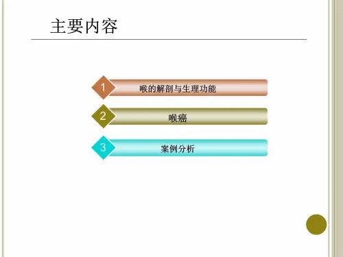 喉癌的护理查房ppt课件