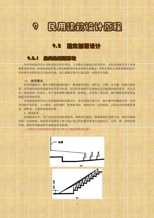 民用建筑设计原理要点