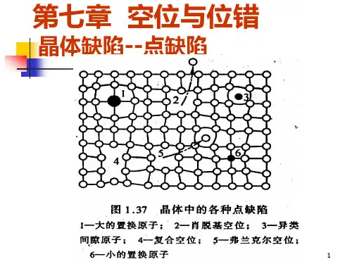 空位与位错