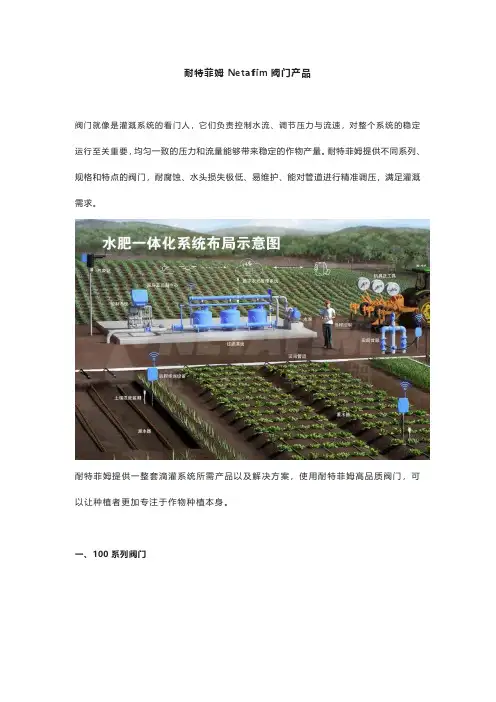 耐特菲姆Netafim阀门产品