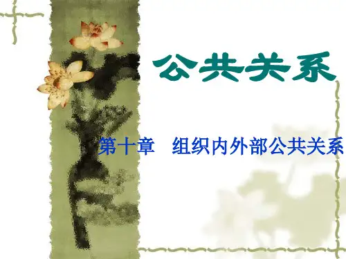 组织内外部公共关系.ppt