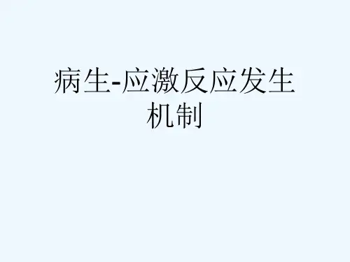 病生-应激反应发生机制[可修改版ppt]