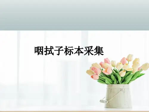 咽拭子采集-课件