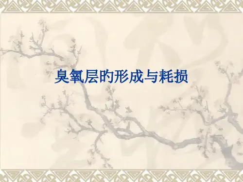 臭氧层的形成和耗损