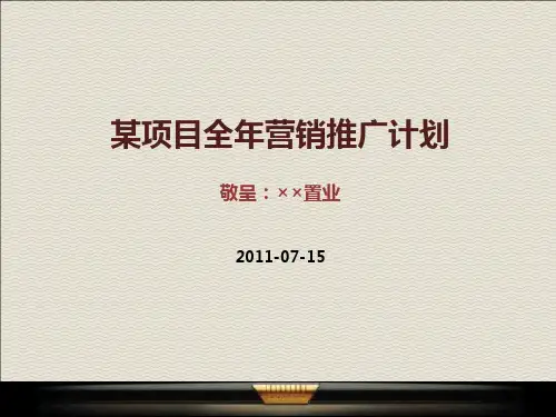 某项目全年营销推广计划.pptx