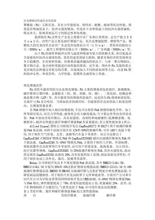 尼龙增韧改性途径及其进展