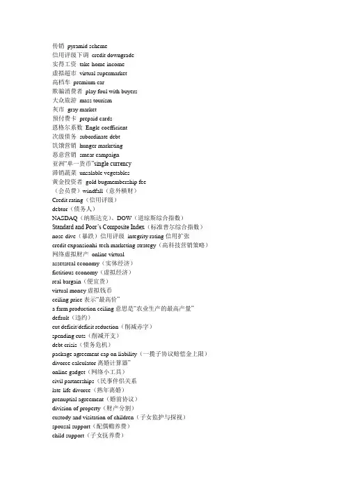 China daily 经济热词第一篇