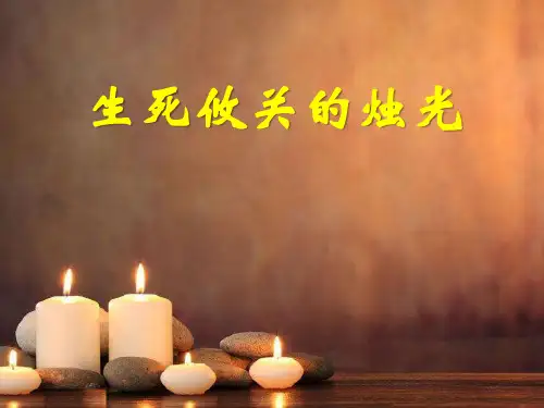 语文A版语文三下《生死攸关的烛光》课件