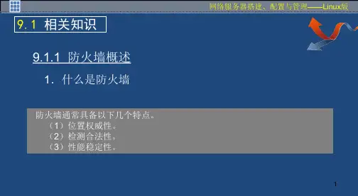 配置与管理防火墙PPT课件