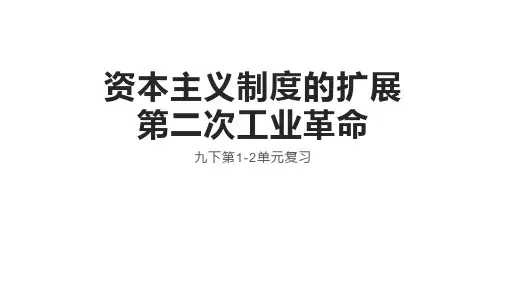 九年级下册第1-2单元  资本主义制度的扩展 复习课件