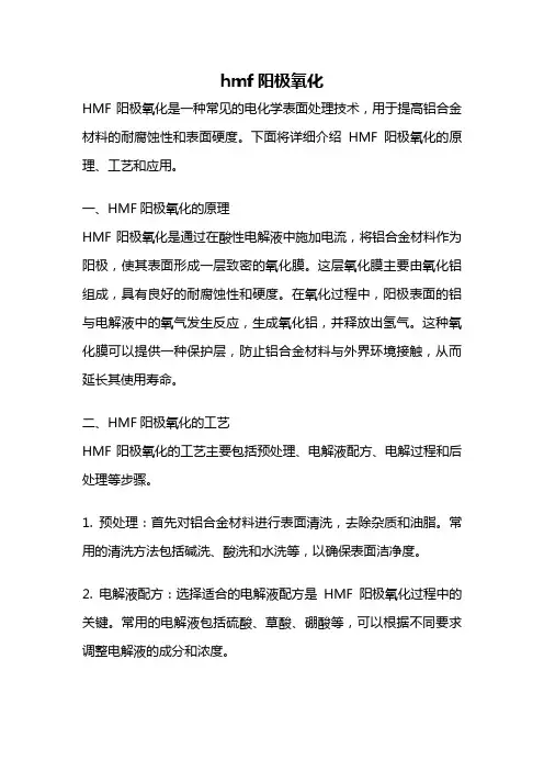 hmf阳极氧化