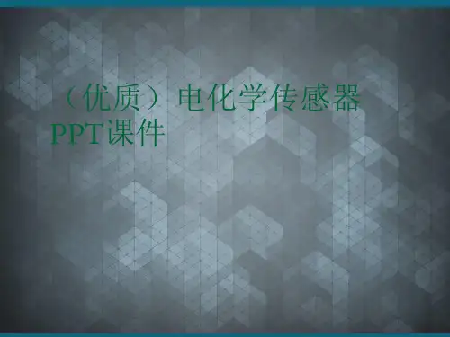(优质)电化学传感器PPT课件