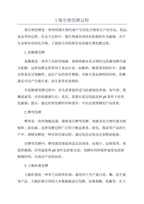 4微生物发酵过程