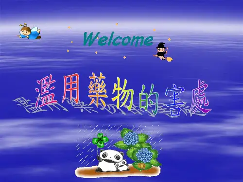 滥用药物的害处PPT资料19页