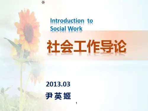 社会工作导论PPT课件