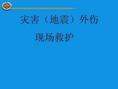 灾害(地震)外伤现场救护