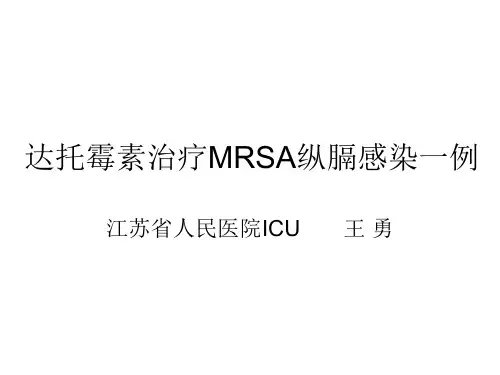 达托霉素演示文稿1