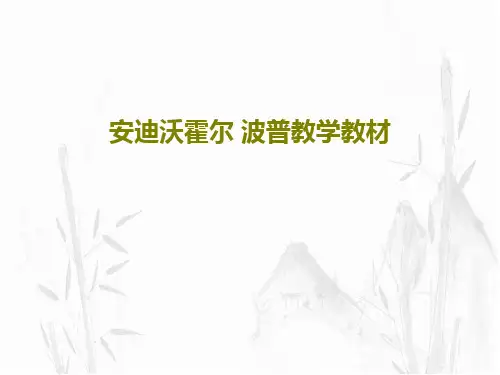 安迪沃霍尔 波普教学教材共21页