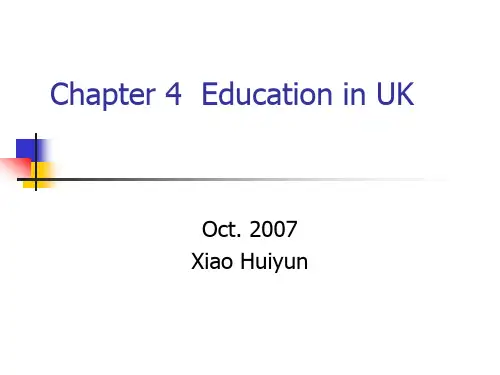 英美概况Chapter-4--Education