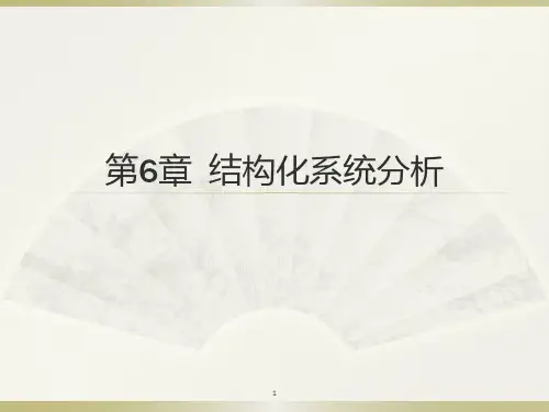 信息系统分析与设计第6章结构化系统分析PPT课件