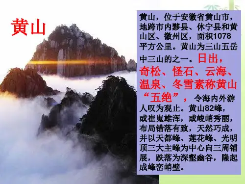 西南师大版六年级语文下册《一单元  4 黄山松》课件_23