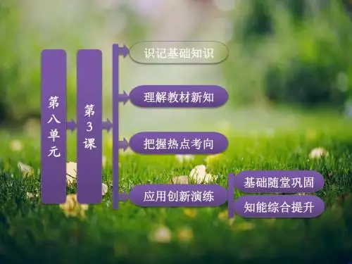 《三维设计》高中历史选修一同步课件：第八单元   第3课   明治维新 