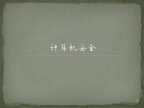 计算机安全