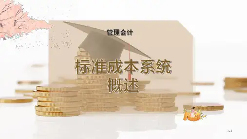 标准成本系统概述
