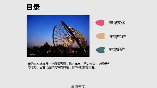 美丽家乡介绍PPT课件