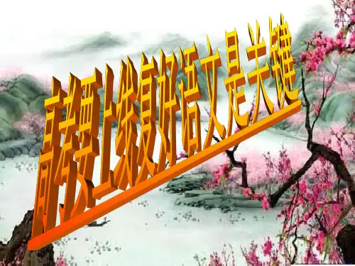 文言文词类活用及特殊的动宾关系
