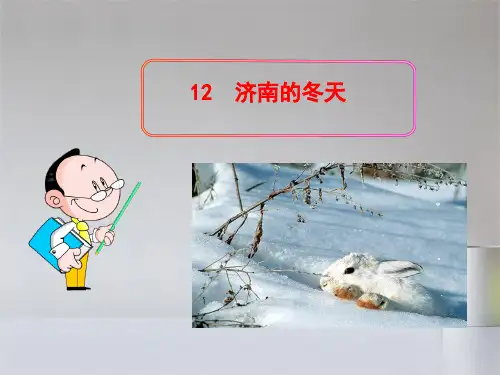 人教版七年级上册语文济南的冬天PPT课件课件
