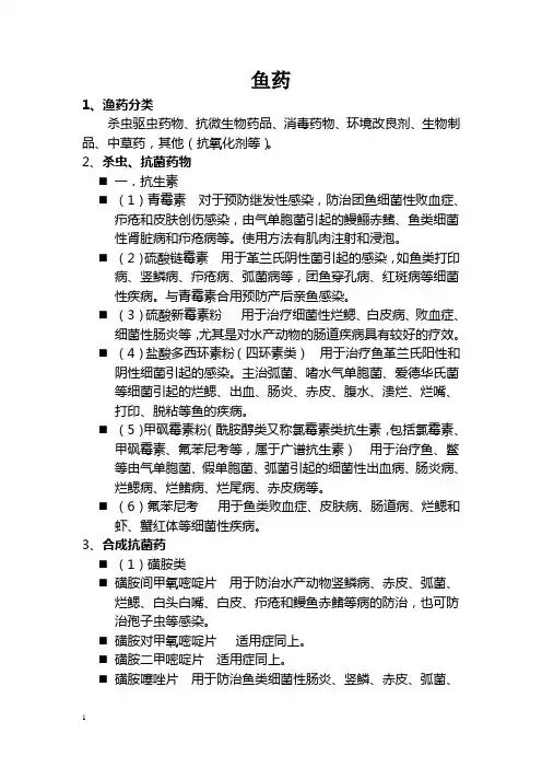鱼药
