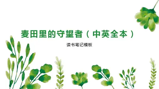 麦田里的守望者(中英全本)