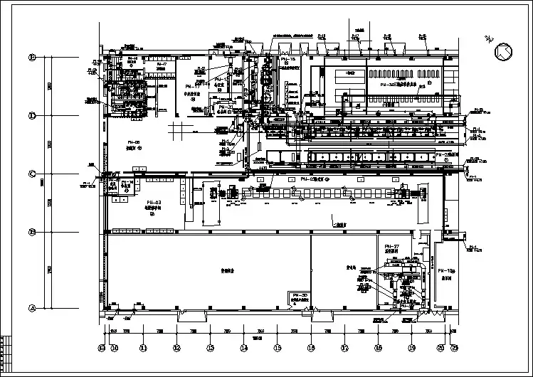 【福建】某工厂通风空调平面设计图纸