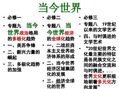 二战后的世界格局 (2)  ppt课件