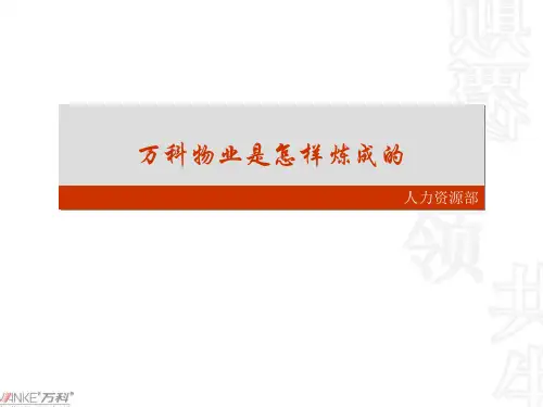 万科发展史