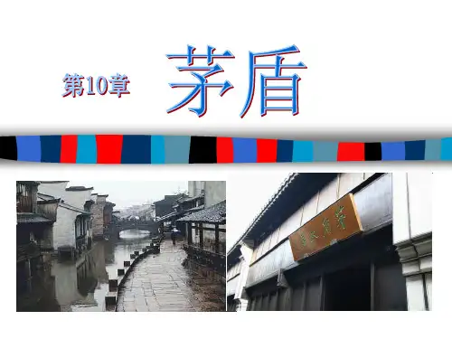 现代文学第10章茅盾
