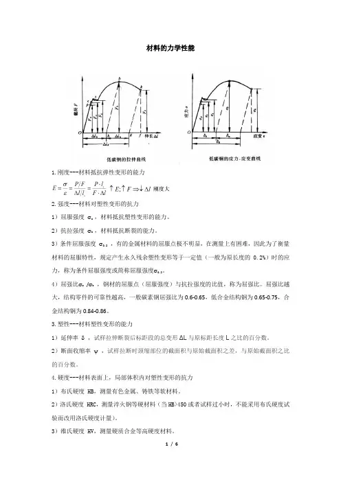 材料的力学性能