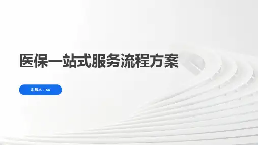 医保一站式服务流程方案