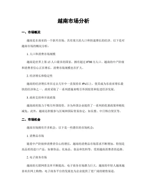 越南市场分析