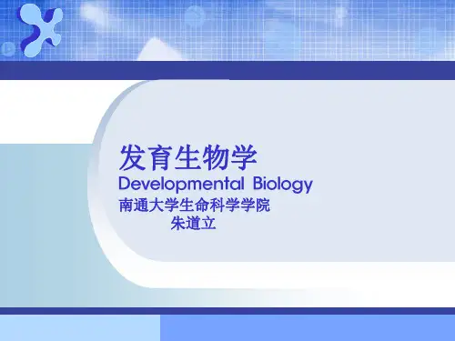 发育生物学(绪论)