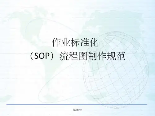 【培训教材】作业标准化SOP流程图制作规范PPT(31页)