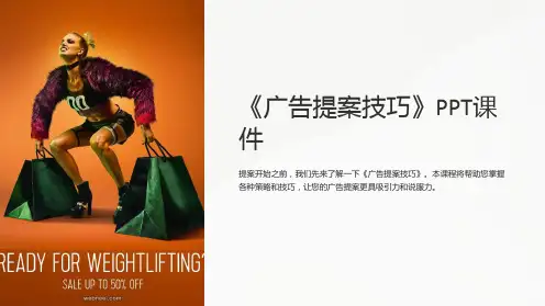 《广告提案技巧》课件